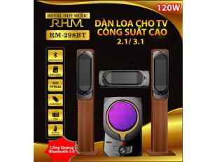 Loa 3.1 RHM RM-298BT CÔNG SUẤT 120W, KẾT NỐI CỔNG QUANG, BỘ LOA CHUYÊN DÙNG CHO SMART TV