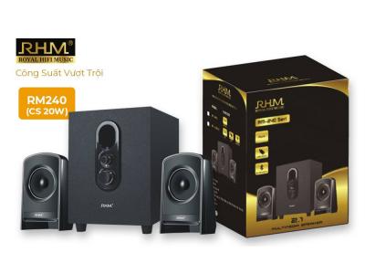 Loa 2.1 RHM RM240 (10W+5Wx2) - công suất 20w