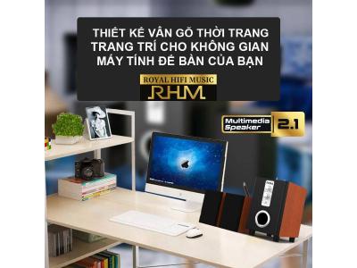 Loa vi tính 2.1 Royal Hifi Music RHM RM-220 – mẫu bán chạy nhất của RHM trong phân khúc bình dân.